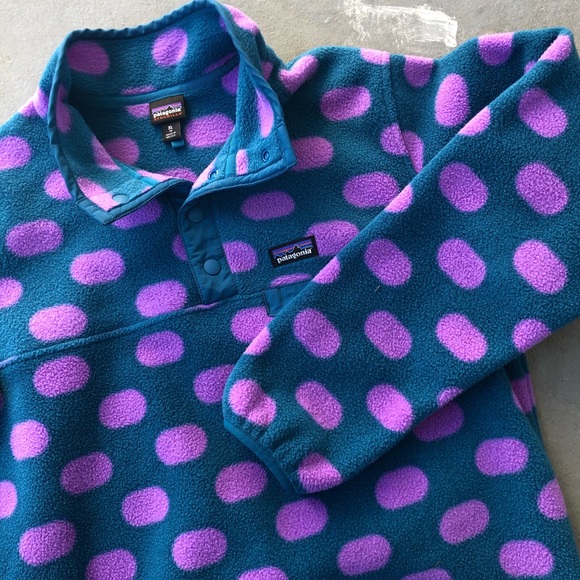 Patagonia Polka Dot Synchilla Fleece Jacket - Picture 3 of 4